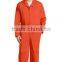 Custom Work uniform Orange 100% Cotton overalls workwear