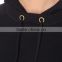 Wholesale Women Hot Sale Hood Long Raglan Sleeves Cropped Knitted Jumper(DQE0118T)