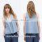 new style summer denim sleeveless crochet top pattern wholesale