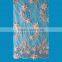 Factory price 3d flower lace fabric embroidery on mesh lace style