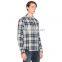 OEM wholesale cheap flannel warm plaid style mens heavy cotton shirts