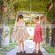 Simple Lovely 2017 Baby Girl Party Dress Children Frocks Designs Linen Dress Baby Girl Clothes