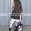 S17442A Summer style girls fashion casual set children clothing outfits