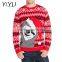 2016 latest Designs men's red jacquard christmas jumper,Ugly Christmas Sweater