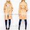 New arrival fashionable women trench coat with belt/lady outfit coat 2015