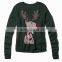 Ugly christmas latest knitting reindeer pattern woolen sweater designs for ladies
