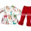 2017 Christmas factory direct sales baby clothes wholesale giggle moon remake outfits children boutique clothing