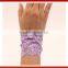 2015 New Fancy Lace Slap Wrist Band For Wedding/Rose Pattern Cotton Wide Elastic Lace Wrist Band