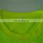 Security men's shirts safety clothing custom bird eye cloth normal visibility yellow plus size round neck shirt