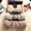 2017 fashion fur vest fluffy raccoon fur gilet popular style