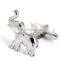 Chinese Manufacturer Silver Elephant Men Shirt Cufflink High Quality