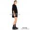 Women Cardigan Sweater Wholesale Black Zip Cashmere Poncho Sweater