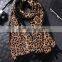 factory wholesale latest design autumn lady fashion double side cashmere scarf leopard printed long tassel pashmina scarf shawl