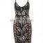 Women's Sleeveless Spaghetti Strap See Through Mesh Bondycon Club Dresses Women Dresses