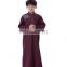 Muslim kids dress abaya polyester and cotton fabric in dubai araba islamic baju clothing muslim maxi dress