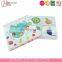 Lovely cardboard kids cartoon gift box with flashcard