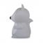 Rechargeable portable fox Shaped Touch Control Decoration Gift Led Night 3D Print Moon Light Lamp