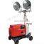 Solar light tower trailer mounted diesel light tower machine price