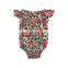 Baby Floral Romper Boho Chic Clothing Custom Bodysuit