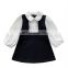 Girls skirts wrinkled small fresh dress stitching skirt 20 autumn new