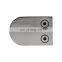 2020 Hot Sale D Shaped Stainless Steel Railing Hardware Glass Clamps for Stair