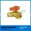 5/8 inch brass gas ball valve Flare x Flare with aluminum handle