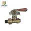 Traditional Antique Victorian Style Thermostatic lockshield  TRV Set of Pair Brass with copper Finish Angled Radiator Valve
