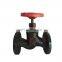 HT200 HT250 Cast Iron Flange Connection Manual Globe Valve With Hand Wheel