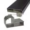 Black LED Aluminum Profile Extrusion  For Strips Frame Housing Grow Light  Corner Box Fence Bar
