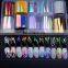 Nail Foil Holographic Shiny Laser Sticker Glass Effect Paper Sticker Set