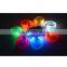 LED Luminous Button Bracelet Bracelet Edition Cheer Wrist Band Party (blue)