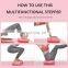 New Portable PVC Inflatable Balance Pedal Massage Stepper Mat Yoga Fitness Shaping Fat Reducing Machine Gym Home Aerobic Trainer