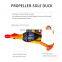 10 color floating duck 9cm rotating fin road 11g rotating tractor thunder frog bionic bait