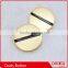 elegant shiny pearl plated black flat shank coats button