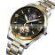 Top Brand SKMEI 9239 Moon Phase Automatic Watch Men Stainless Steel Quartz Mechanical Wristwatch