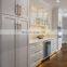 CBM Shaker Style Wooden Kitchen White Modern Design Customize Modular Kitchen Cabinets