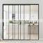 USA aluminium slide door frameless interior noiseless sliding door huge sliding glass doors