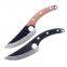 Butcher Knife Black Forged Boning Knives with Sheath Japanese Fillet Meat Cleaver Knives Full Tang Japan Knives Chef Knife for Kitchen, Camping, BBQ