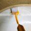 V Shape Portable Plastic Toilet Corner Scrubber Curved Cleaning Brush