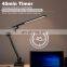 Flexible Arm 3 Color Mode Touch Control Clamp On Desk Lamp Rechargeable Eye-Caring Stepless Dimmable Led Desk Lamp With Clamp