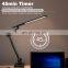 Touch Control Long Swing Arm Led Clip Table Lamp Flexible USB Rechargeable Bedside Office Study Work Desk Clamp Lamp