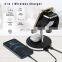 Portable 15w qi fast wireless charger stand 4 in 1 wireless charging station