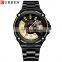 CURREN 8345 Mens Fashion Watches Stainless Steel Japan Quartz Calendar Auto Date Watch For Men 2021