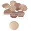 Aluminum copper Stamping Blanks stamping parts 3/4 Inch Round with Hole without hole