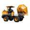 China Mini diesel construction front self loading site dumper 4x4 truck for sale