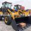 China front end wheel loader CLG835H 3TON small tractor loader sale