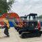 Small size doosan digging machine with blade dh55 dh60 original excavators for sale in stock