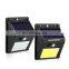 Super Bright Big 44 LED Solar Lights Outdoor Sun Powered Motion Sensor Night Lantern Weatherproof Wall Lamp