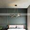 Modern Round Tree Branch Chandeliers Simple Living Room Restaurant Exhibition Hall LED Pendant Light