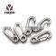 6 Size Stainless Steel Egg Shaped Carabiner Hook Keychain Safety Lifting Snap Hook
